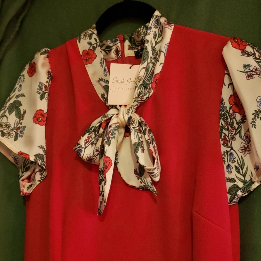 Day dress, red sz XL